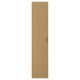 TONSTAD Door with hinges, oak veneer, 50x229 cm
