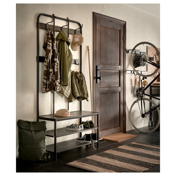 TRAMPA Door mat, natural, 60x90 cm