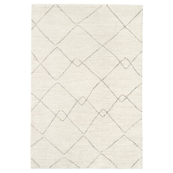 TVERSTED Rug, low pile, beige, 200x300 cm