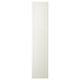 Depicts a TYSSEDAL white door with a classic panel design, featuring a smooth finish.