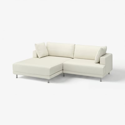 UPPÅKRA 3-seat modular sofa, with chaise longue, left/Axvall off-white