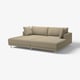 UPPÅKRA 3-seat modular sofa, with chaise longues/Johanneshov brown-beige