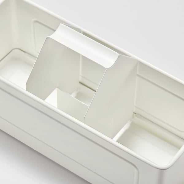 VÄLVÅRDAD Organiser, white, 22.5x9x12.5 cm