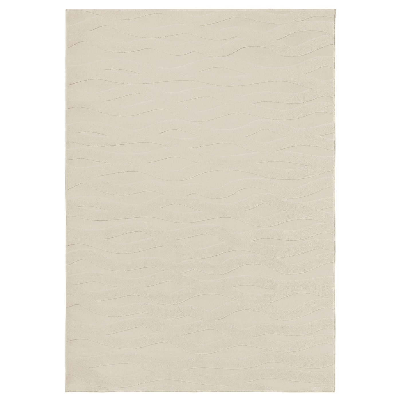 VÄXELFEL rug, low pile, off-white, 160x230 cm - IKEA