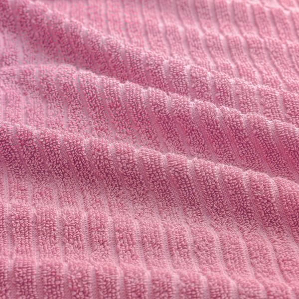 VÅGSJÖN Washcloth, pink, 30x30 cm