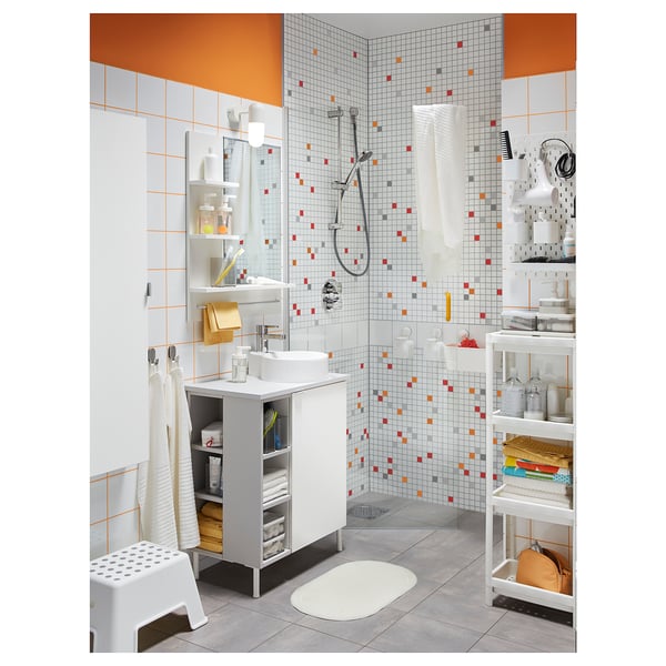 VALLAMOSSE Riser rail w handshower/wall outlet, chrome-plated