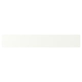 VALLSTENA white kitchen cabinet, smooth foil, rectangular, modern.