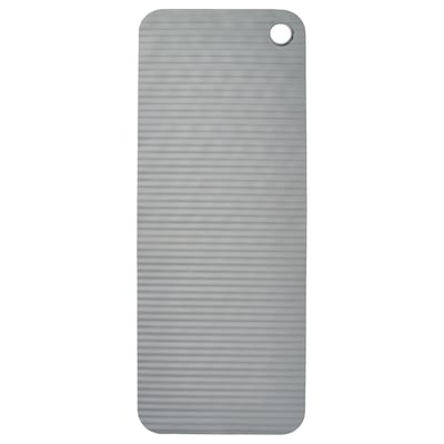 VALVATTNET Bathtub mat, grey, 33x84 cm