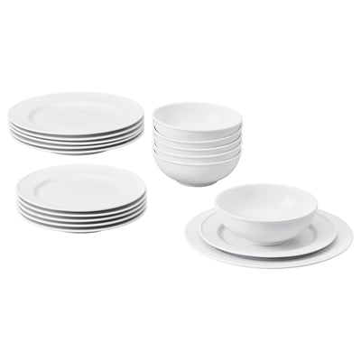 VARDAGEN 18-piece service, white