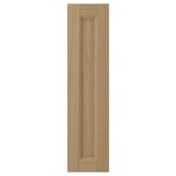 VEDHAMN oak wooden cabinet door, rectangular, natural wood grain and light brown colour.