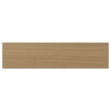 VEDHAMN oak wood drawer front, natural warm brown, rectangular, solid wood with veneer, sturdy and precise craftsmanship.