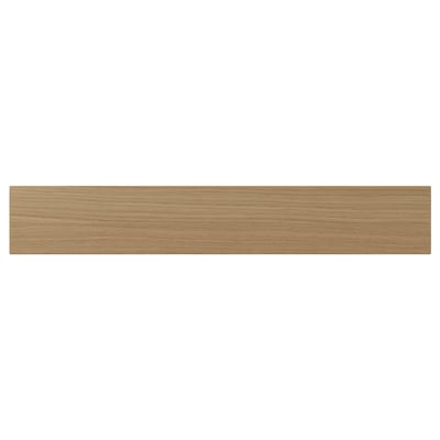 VEDHAMN natural wood shelf, rectangular, oak, smooth grain.