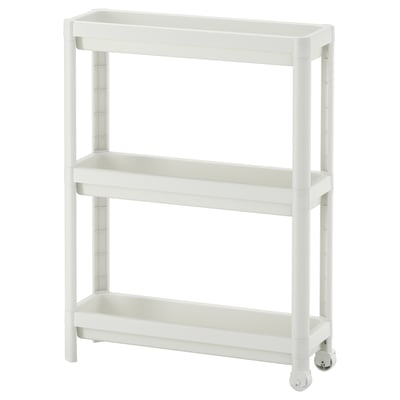 VESKEN Trolley, white, 54x18x71 cm