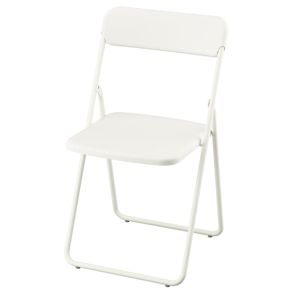 VIHALS Folding chair, white