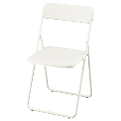 VIHALS Folding chair, white