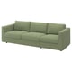 VIMLE 3-seat sofa-bed, Mosshed grey-green