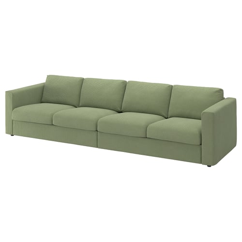 VIMLE 4-seat sofa, Mosshed grey-green