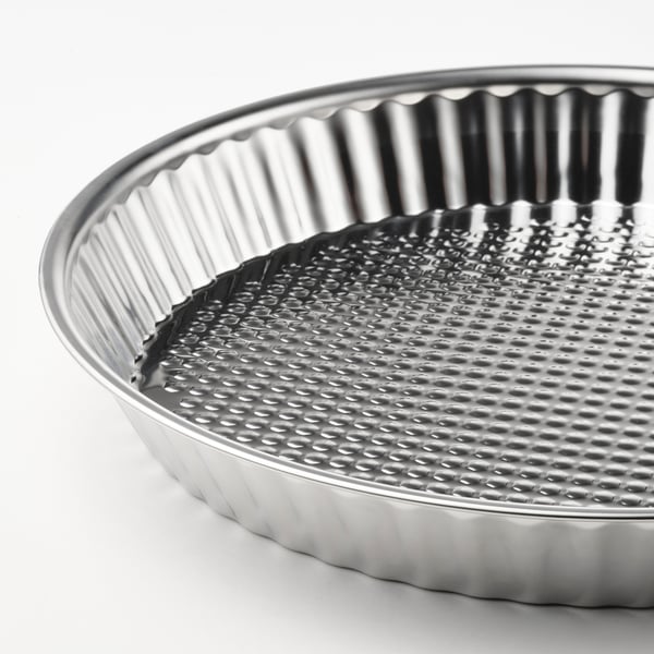 VINTERROCKA Pie dish, stainless steel, 30 cm/2.2 l