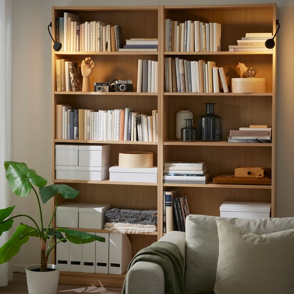 YTBERG LED cabinet lighting, black/dimmable