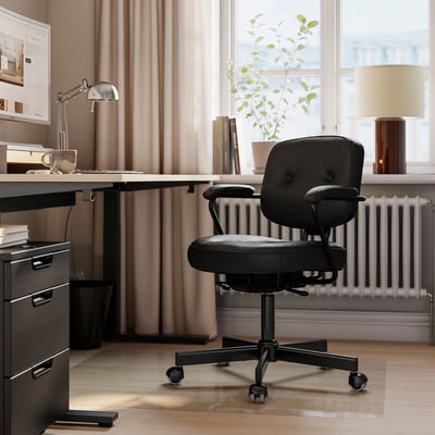 ALEFJÄLL كرسي مكتب, Smidig أسود