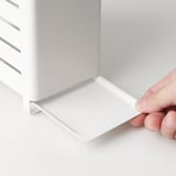 AVSTEG حامل سكين, خيزران/أبيض, 23 سم