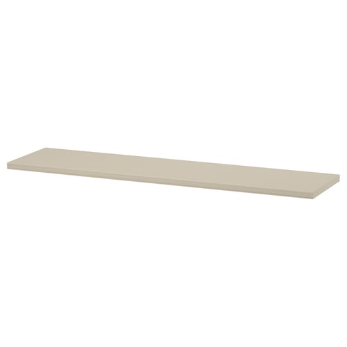BERGSHULT رف, رمادي-بيج, 120x30 سم