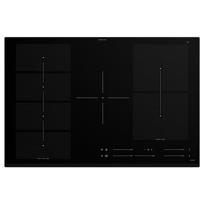 BLIXTSNABB موقد حث, IKEA 700 أسود, 78 سم