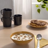 FÄRGKLAR سلطانية., لمّاع أصفر, 16 سم