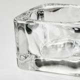 GLASIG حامل شمعة صغيرة, زجاج شفاف, ‎5x5 سم‏