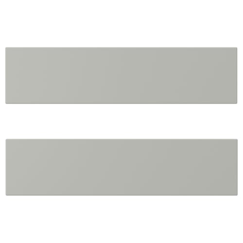 HAVSTORP واجهة دُرج, رمادي فاتح, 40x10 سم