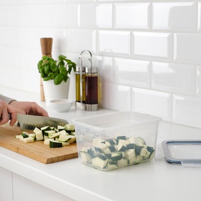 IKEA 365+ حافظة طعام, مستطيل/بلاستيك, 2.0 ل