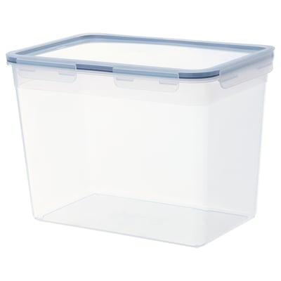 IKEA 365+ حافظة طعام بغطاء, مستطيل/بلاستيك, 10.6 ل
