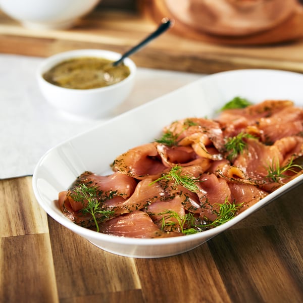 IKEA 365+ طبق تقديم, أبيض, 38x22 سم