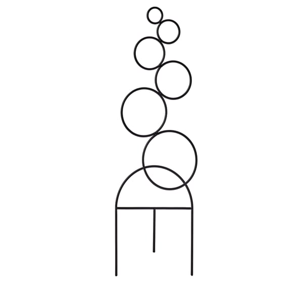 KASKADPIL داعم نباتات, داخلي/خارجي أسود, ‎16x50 سم‏