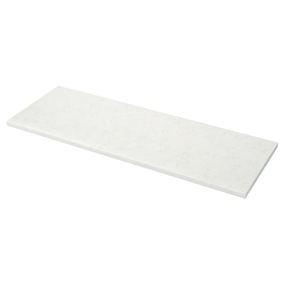 KASKER سطح عمل حسب الطلب, أبيض شكل المرمر/كوارتز, ‎1 م²x4.0 سم‏
