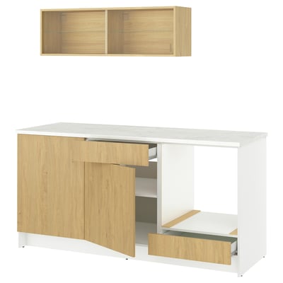 KNOXHULT مطبخ, شكل السنديان, ‎180x61x220 سم‏