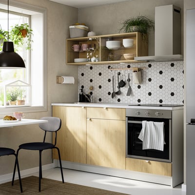 KNOXHULT مطبخ, شكل السنديان, ‎180x61x220 سم‏