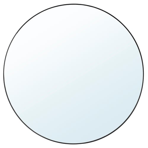 LINDBYN مرآة, أسود, 110 سم