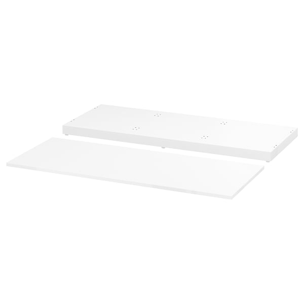 NORDLI سطح وركيزة سفلية, أبيض, ‎120x47 سم‏