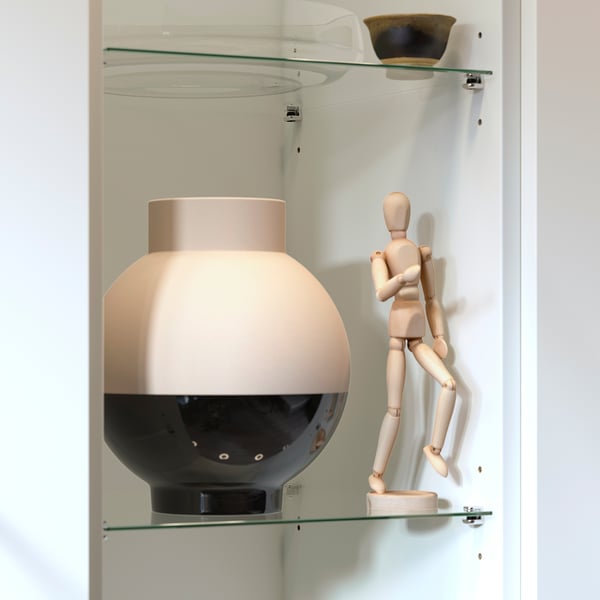 PAX وحدة إضافة وحدة وسطى, أبيض, 35x35x236 سم