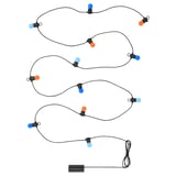 SOLVINDEN شريط إضاءة ليد 12 لمبة, يعمل بالبطارية/خارجي عدة ألوان