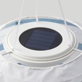 SOLVINDEN مصباح معلق طاقة شمسية LED, خارجي شكل بيضاوي/أزرق شريط, 43 سم