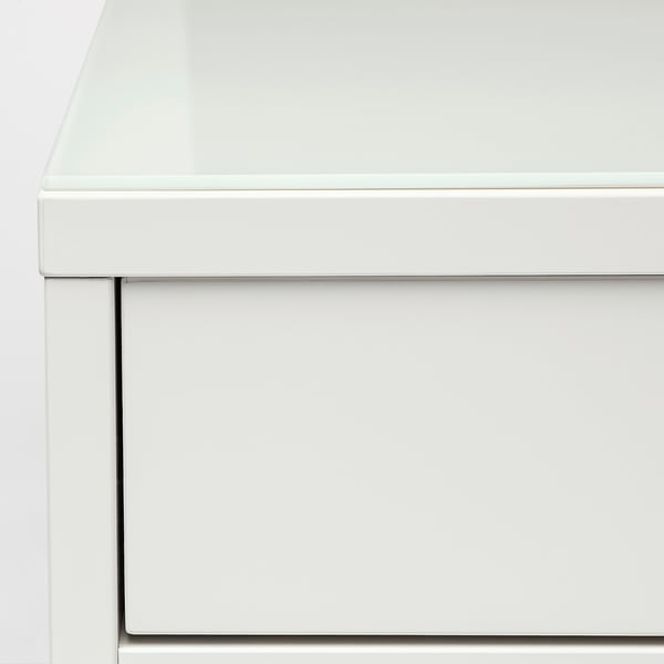 SYVDE طاولة زينة, أبيض, ‎100x48 سم‏