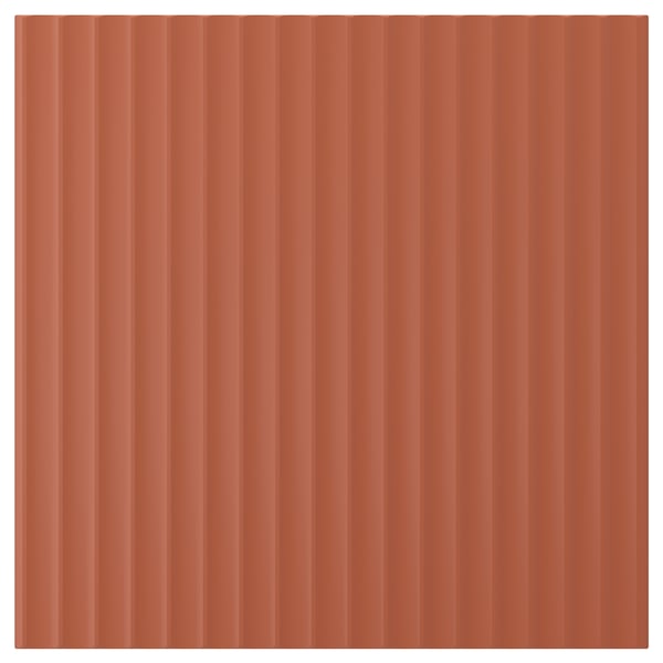 TERRSJÖ باب, أحمر-بني نقش مموج, 60x60 سم