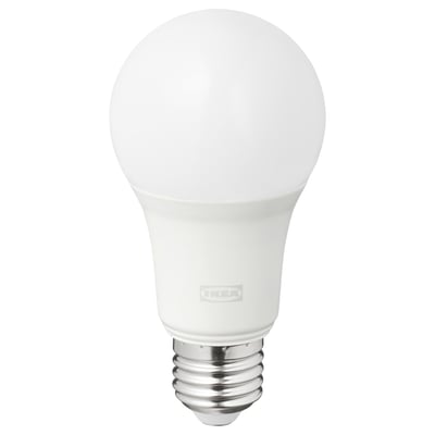 TRÅDFRI لمبة LED E27 806 لومن, ذكي تعتيم لاسلكي/طيف أبيض وملون كروي