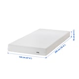 ÅBYGDA Foam mattress, firm/white, 120x200 cm