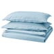 ÄNGSLILJA Duvet cover and 2 pillowcases, blue-grey, 240x220/50x80 cm
