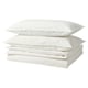 ÄNGSLILJA Duvet cover and 2 pillowcases, white, 240x220/50x80 cm
