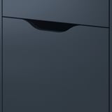 ALEX Drawer unit, black-blue, 36x50 cm