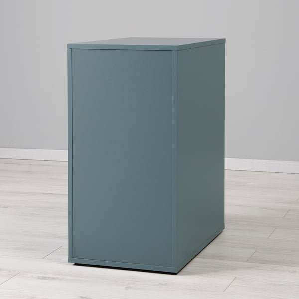 ALEX Storage unit, grey-turquoise, 36x70 cm